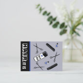 ヘアサロン 名刺 (スタンド正面)