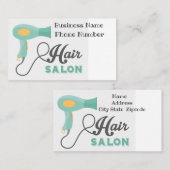 ヘアサロン 名刺 (正面/裏面)