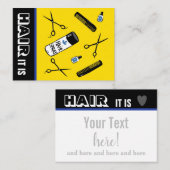 ヘアサロン 名刺 (正面/裏面)