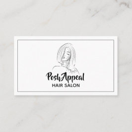 ヘアサロン  名刺