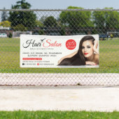 ヘアサロン、美しいサロン、美容師 横断幕 (インサイチュ)