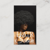 ヘアサロン 美容室 ビジネスカード (正面)