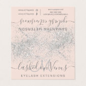 ヘアシルバーグリッターパステルアイアフターケア 名刺 (外部フラット)