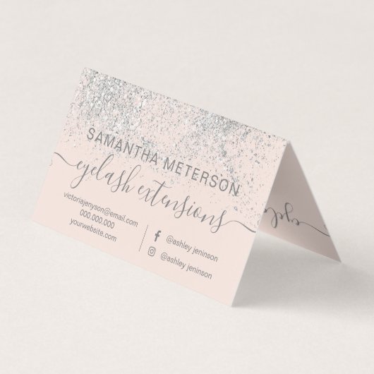 ヘアシルバーグリッターパステルアイアフターケア 名刺 (裏面)