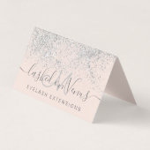 ヘアシルバーグリッターパステルアイアフターケア 名刺 (正面)