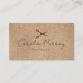 ヘアスエレガントタイリストアポイントメントカード 名刺 (正面)