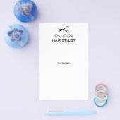 ヘアスカスタムタイリスト又はサロン用の美容用フライヤー チラシ (シングル)