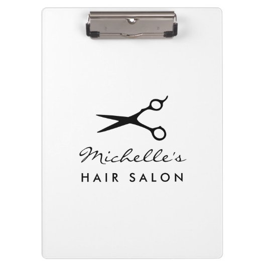 ヘアスカスタムタイリスト用のヘアサロンのクリップボード クリップボード (正面)