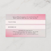 ヘアスタイモダンリスト水彩フローラヘアドライヤー 紹介カード (裏面)