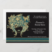 ヘアスタイリストのオープンハウス 招待状 (正面/裏面)