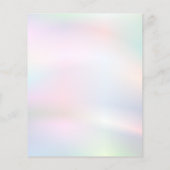 ヘアスタイリストのパステル色 チラシ (裏面)