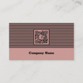 ヘアスタイリストのブラックピンクでスタイルを解放 名刺 (裏面)