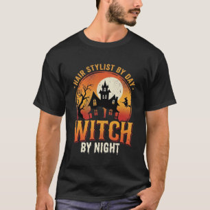 ヘアスタイリストの魔女 ハロウィーン ヴィンテージ デザイン_1 Tシャツ
