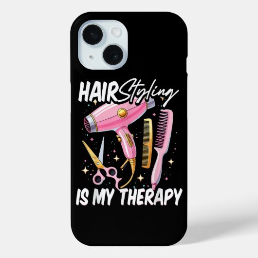 ヘアスタイリストは私の癒し Case-Mate iPhoneケース (裏面)