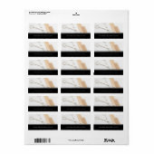 ヘアスタイリストまたはサロン住所 シール (フルシート)