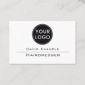 ヘアスタイリストまたはヘアサロン 名刺 (正面)