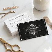 ヘアスタイリストアポイントメントカード – ダマスクの影 予約カード