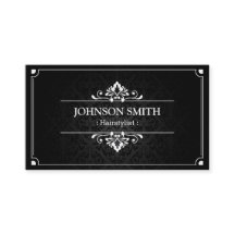 ヘアスタイリストアポイントメントカード – ダマスクの影