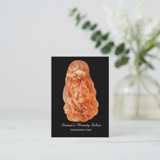 ヘアスタイリストアポイントメントカード 予約カード (スタンド正面)