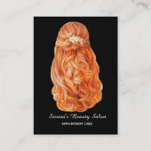 ヘアスタイリストアポイントメントカード 予約カード (正面)