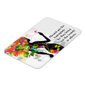 ヘアスタイリストグラフィック マグネット (左側)