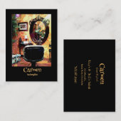 ヘアスタイリストサッシヘアサロン名刺 名刺 (正面/裏面)