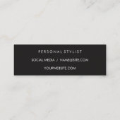 ヘアスタイリストシアーズ スキニー名刺 (裏面)