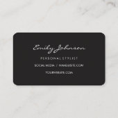 ヘアスタイリストシアーズ 名刺 (裏面)