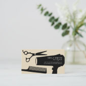 ヘアスタイリストツール 名刺 (スタンド正面)