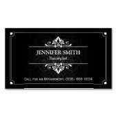 ヘアスタイリストヘアサロン – ダマスクのヴィンテージシャドウ マグネット名刺