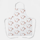 ヘアスタイリストヘアドレッサーサロンバラ金ゴールドハート エプロン