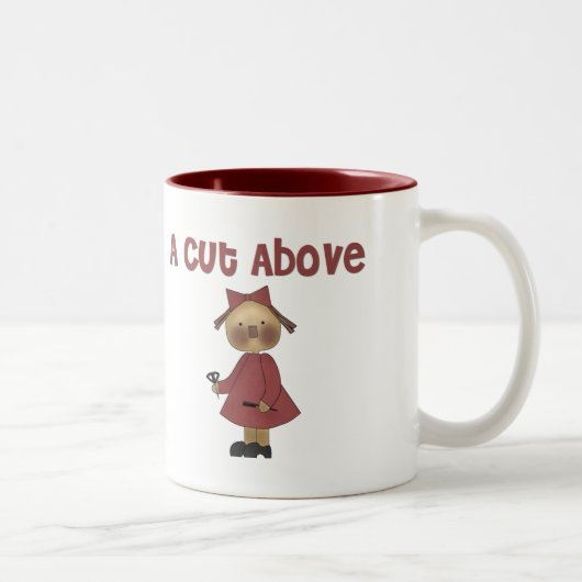 ヘアスタイリストマグカップ ツートーンマグカップ (右)