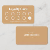 ヘアスタイリストロイヤリティカードシンプル金ゴールド ロイヤリティカード (正面/裏面)