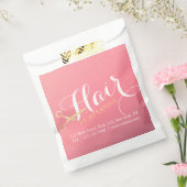 ヘアスタイリスト化粧サロンモダンピンク金ゴールド鋏 フェイバーバッグ (封をした状態)