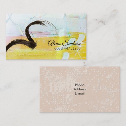 ヘアスタイリスト名刺 名刺 (正面/裏面)