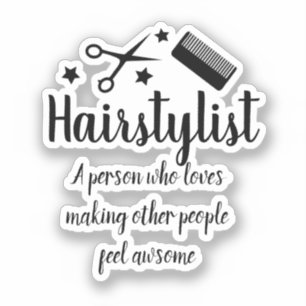 ヘアスタイリスト引用文おもしろいヘアドレスサースターズ切り出し シール