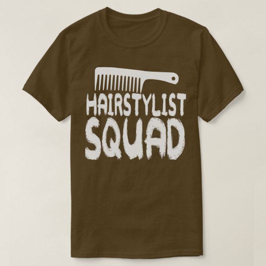 ヘアスタイリスト班 Tシャツ (デザイン正面)