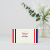 ヘアスタイリスト理容師店 名刺 (スタンド正面)