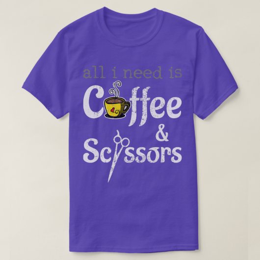 ヘアスタイリスト理容師 Tシャツ (デザイン正面)