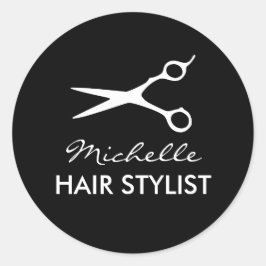 ヘアスタイリスト用のラウンドヘアドライザーステッカー ラウンドシール