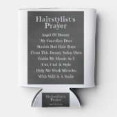 ヘアスタイリスト祈りの言葉水筒 缶クーラー (正面)