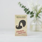 ヘアスタイリスト美しいサロンアポイントメントリマインダーカード 予約カード (スタンド正面)