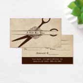 ヘアスタイリスト美容師ギフトカード証明書 (デスク)