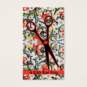 ヘアスタイリスト美容師ギフトカード証明書 (正面)