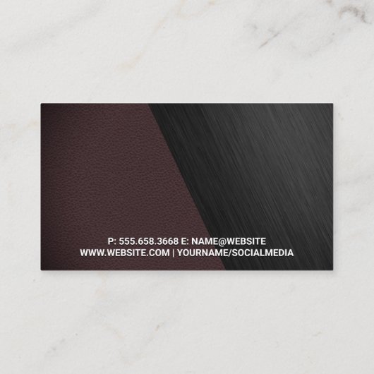 ヘアスタイリスト鋏 |色ブロックの背景 名刺 (裏面)