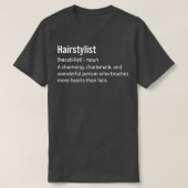 ヘアスタイリスト1 Tシャツ (デザイン正面)