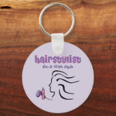 ヘアスタイリスト キーホルダー (正面)