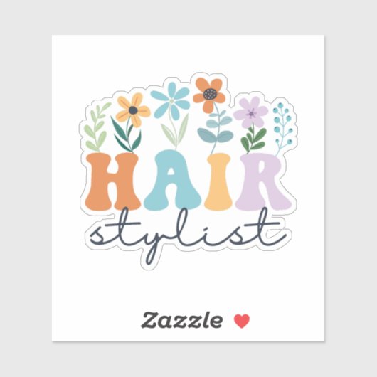 ヘアスタイリスト シール (シート)