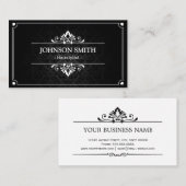 ヘアスタイリスト - ダマスクの影 名刺 (正面/裏面)