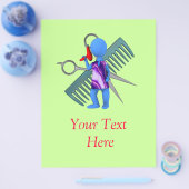 ヘアスタイリスト チラシ (シングル)